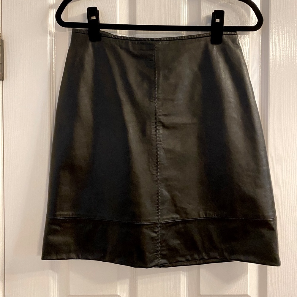 Genuine Leather Skirt